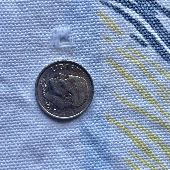 1950s Mexican Topper Tablecloth 30" X 31.5" Tropical Palm Trees Flower Vendor - Picture 5 of 9